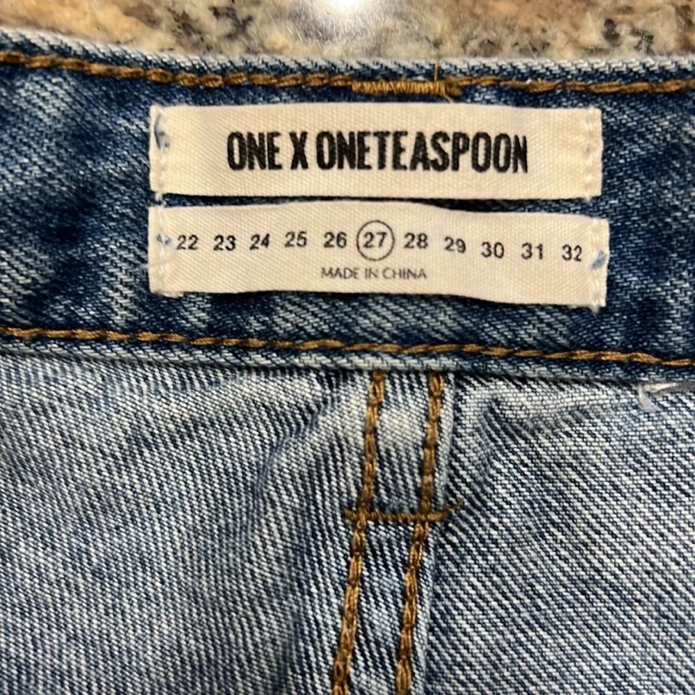 One Teaspoon Bandits Denim Shorts, Relaxed Fit Long Rise Twisted Cuff He…